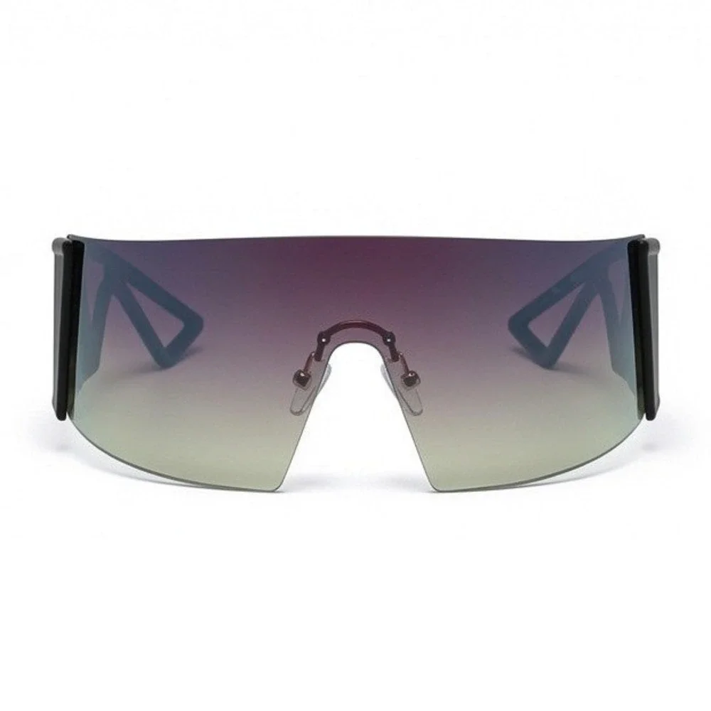 Men Sunglasses Shield Gradient‎ Lens Sporty Beach Outdoor Work UV400 Protection